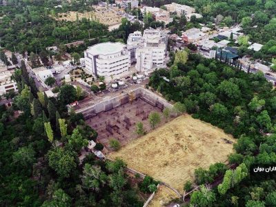 ساخت درمانگاه با مجوز پارکینگ پشت بیمارستان دنا!