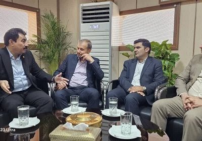 دیدار شهردار و رئیس شورای شهر صدرا با رئیس شورای هماهنگی بانک های استان فارس