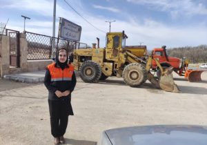 انتصاب یک بانو بعنوان رییس راهداری یک شهرستان در فارس