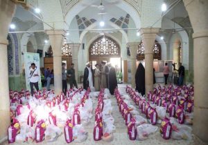 توزیع ۵ هزار بسته معیشتی در قالب طرح «قرار دوازدهم» در حرم مطهر سیدعلاءالدین حسین(ع)