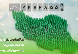 افزایش۲.۵ میلیون نفری مشتریان، جایگاه بانک مهر ایران را تقویت کرد